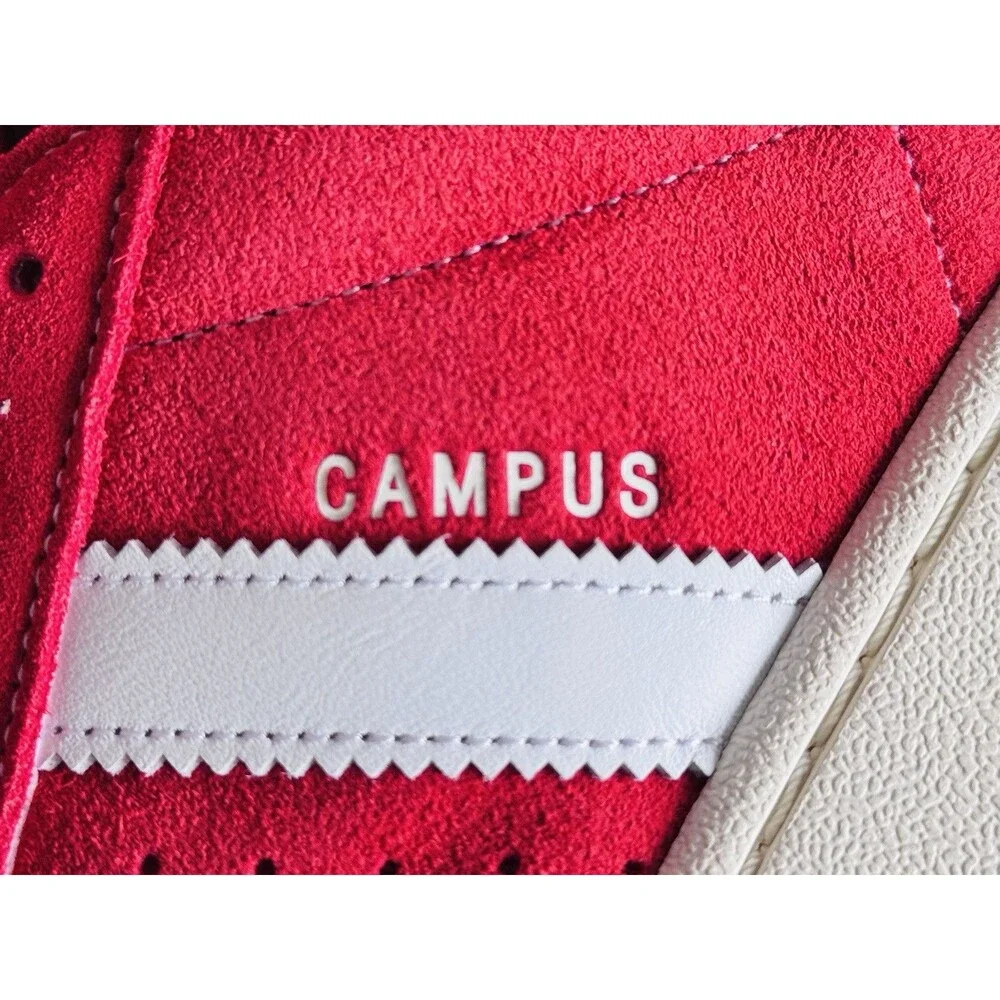 Men’s Size 11.5 adidas Campus 00s Better Scarlet Cloud White H03474 NIB